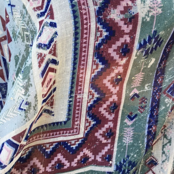 NEW TRIBAL GEO SCARF - Picture 4 of 9